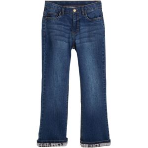 Meisjes stretch thermojeans, bootcut