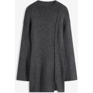 Korte gebreide jurk met wol