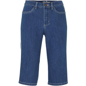 Slim fit high waist jeans bermuda