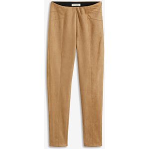 Imitatieleren broek met comfortabele band