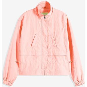 Korte jas met koordje in de taille