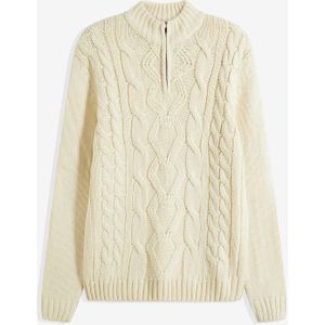 Schipperstrui met kabelpatroon