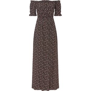 Gedessineerde maxi jurk van viscose