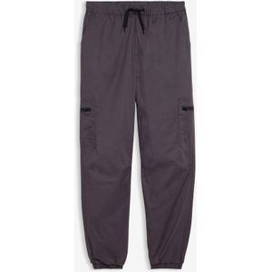 Thermo cargo broek met jersey voering, loose fit