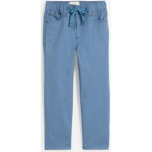 Instapbroek, van puur katoen, regular fit, straight