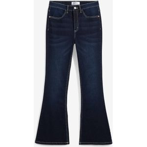 Flared stretch jeans met high waist