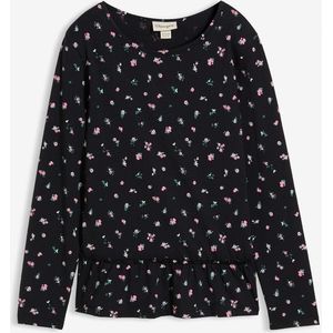 Longsleeve van een elastische katoenmix