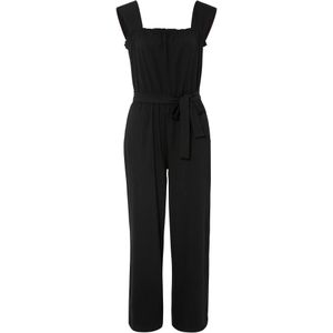 Jersey jumpsuit van katoenmix