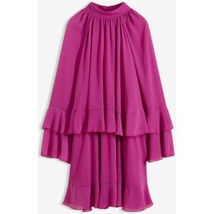 Chiffon jurk met volants