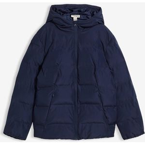 Gewatteerde jas met capuchon