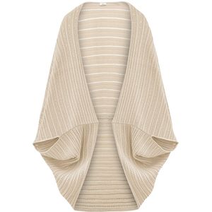 Fijn - Gebreide Poncho - Lang Model