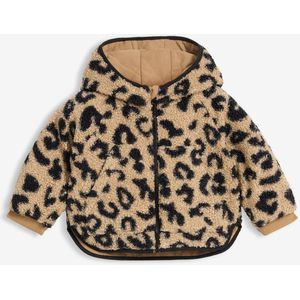 2-in-1 omkeerbare jas van teddy fleece