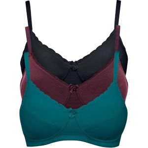 Bh zonder beugels (set van 3) met katoen