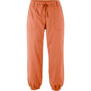 Linnen 3/4 broek met comfortband, loose fit