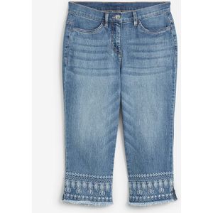 Capri broeken - Capri Jeans - Borduursel - Rafelige Randen