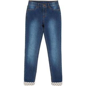 Meisjes thermojeans met flanellen voering