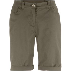 Katoenen papertouch bermuda met comfortband