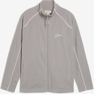 Warmende fleece vest met sportieve details