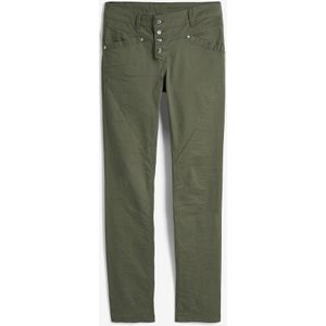 Stretch broek in crashed look