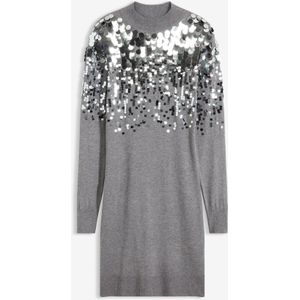 Gebreide jurk met pailletten