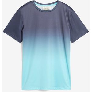 Sportshirt met korte mouwen en kleurverloop