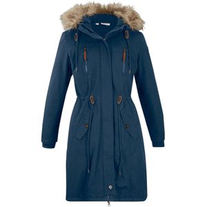 Winterparka met capuchon en imitatiebont
