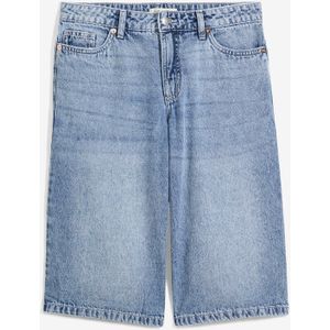 Jeans - Bermuda - Mid Waist - Low Stretch