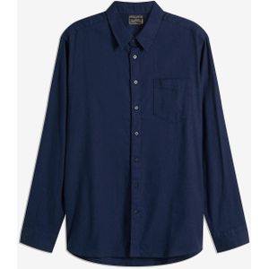 Flanellen overhemd met lange mouwen van puur katoen