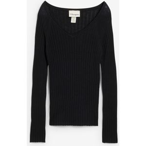 Fijn gebreide trui van merinowol