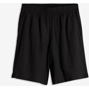 Instapbermuda in een luchtige linnenmix