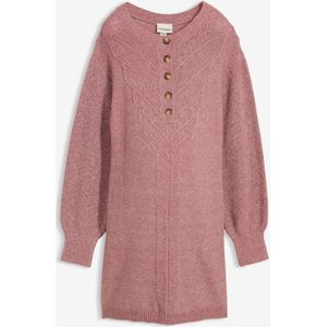 Zwangerschapsjurk/voedingsjurk met lange knoopsluiting