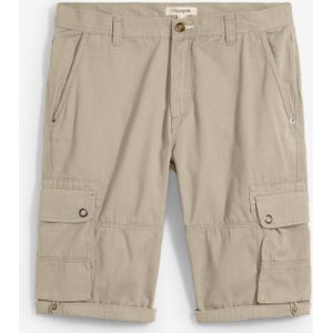 Cargo bermuda van katoen, regular fit