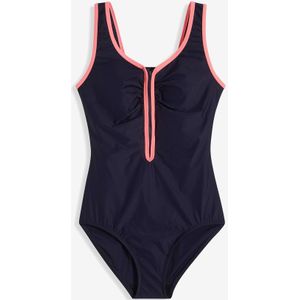 Corrigerend badpak met een ritssluiting, licht corrigerend