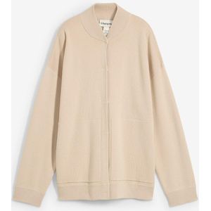 Oversized vest met merinowol