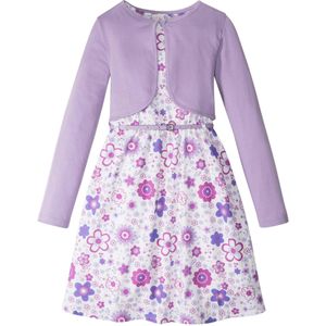 Meisjes jurk, riem en bolero (3-dlg. set)