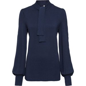 Fijngebreide trui in een zachte viscosemix