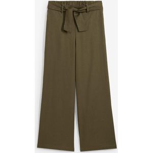 Culotte van lichte linnenmix