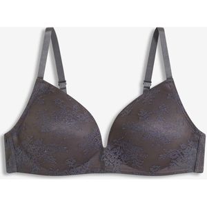 Voorgevormde bh zonder beugels met delicaat kant