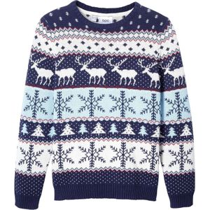 Kinderen trui met winters patroon