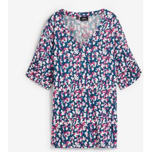 Jersey shirt in een linnen-viscosemix