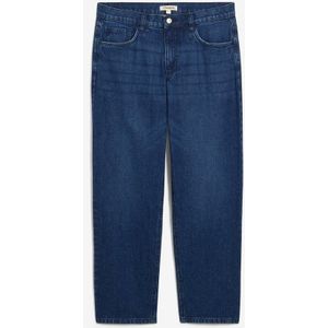 Loose fit stretch jeans, straight