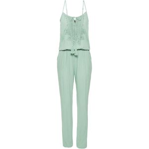 Jumpsuit van gestructureerde viscose