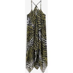 Wenrine Damesjurk, sexy, diepe V-hals, vrijetijdsjurk, A-lijn, ruches, mini- jurk, lange mouwen, wikkeljurk met riem, Donkerblauw, XXL