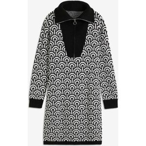 Gebreide jurk met patroon