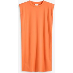 Mini jurk met oversized schouders