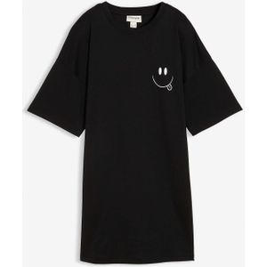 Oversized longshirt van biologisch katoen