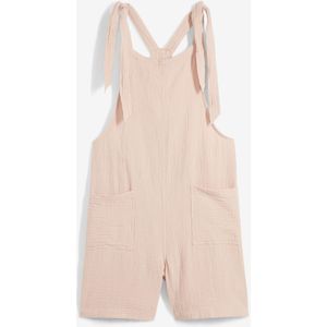 Strand jumpsuit van mousseline