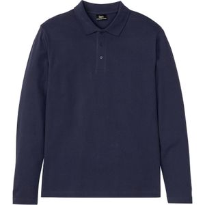 Piqué poloshirt met lange mouwen