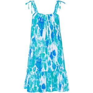 Jurk met batikprint van viscose