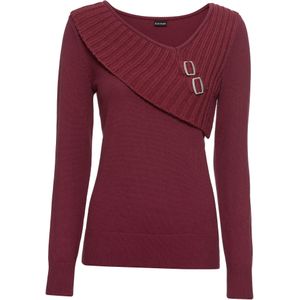 Fijngebreide trui in een katoenmix